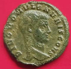 Divus Romulus A.D.309-312 Ostia mint, Half Follis Authentic Ancient Roman coin