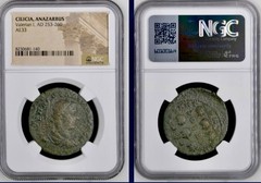 Emperor Valerian Sestertius 253-260AD Genuine NGC Certified Ancient Roman Empire