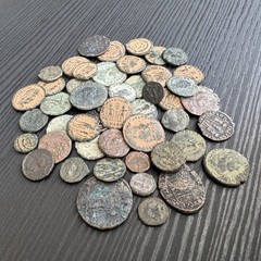 Lot 50 Late Roman Byzantine coins #A967