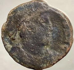 Emperor Jovian Ancient Roman Coin 363-364AD Votive in Wreath Genuine Scarce
