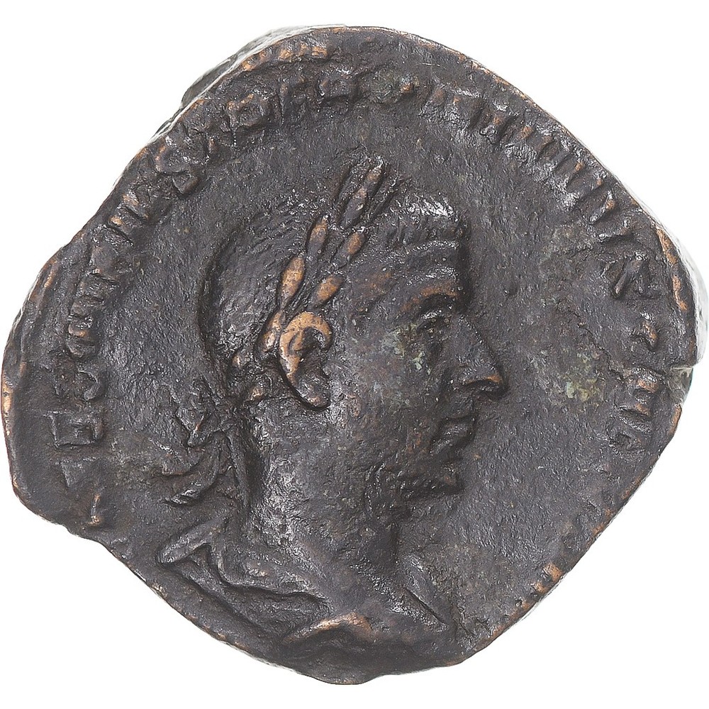 [#346033] Coin, Trebonianus Gallus, Sestertius, 251-252, Rome, EF, Bronze, RIC:1