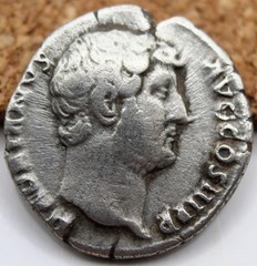 Roman Imperial | Hadrian | AR Denarius | 136 AD | Rome | MONETA AVG | The Mint