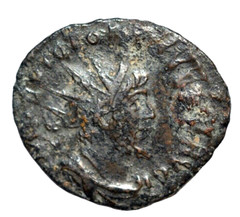 Victorinus. Romano-Gallic Emperor, AD 269-271. AE Antoninianus -(a1020)