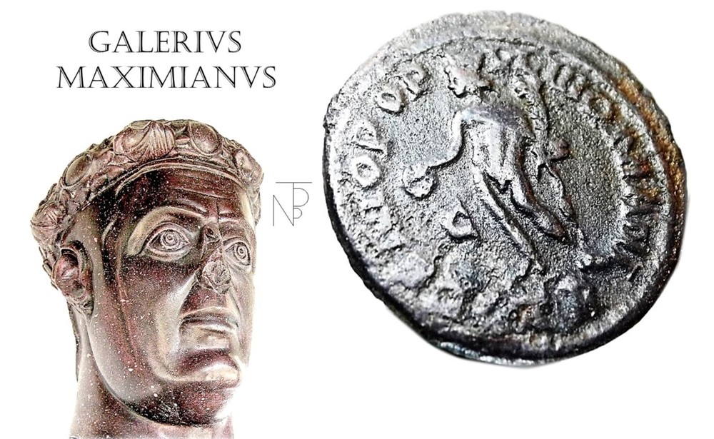 Antica ROMA Imperiale (Galerio Massimiano) Follis-Treviri
