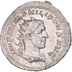 [#1170496] Coin, Philip I, Antoninianus, 244-249, Rome, EF, Billon, Cohen:25