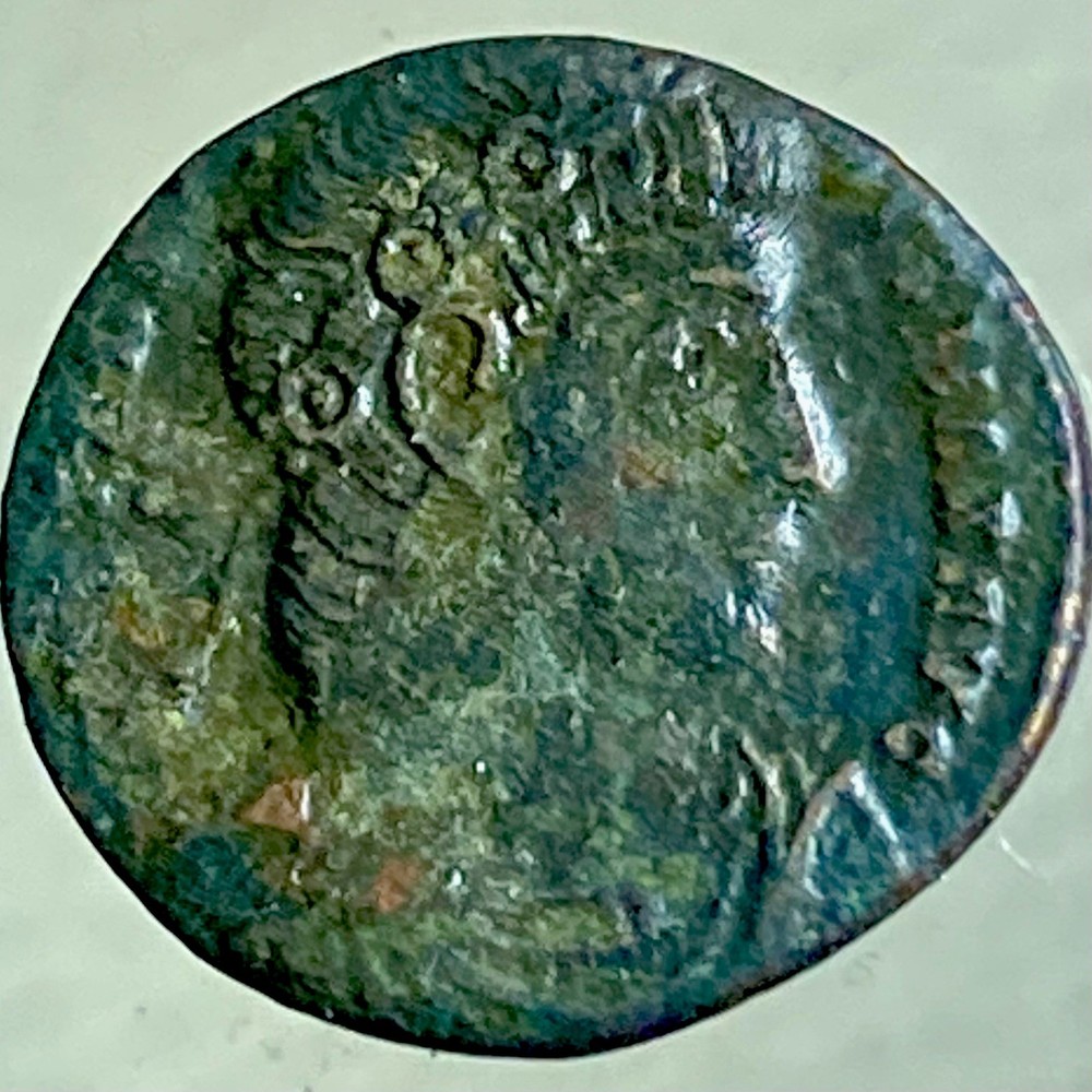 Constantine The Great Roman Coin 330-336AD 2 Soldiers Gloria Exercitas Genuine