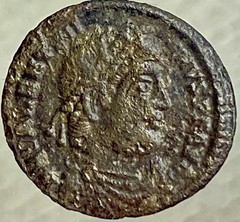 Genuine Ancient Roman Coin 364-375AD Emperor Valentine One Victory Securitas