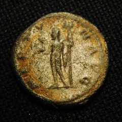 Billon Antoninianus Emp Claudius II Rv NEPTVN AVG 3.88 grs 20mm Antioch AD 268-9