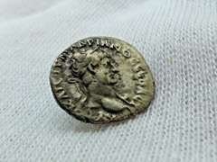 Roman Silver Coin Hadrian AD 119/20 Hemidrachm smaller Denarius Auction House