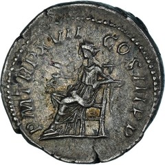 [#1066851] Coin, Septimius Severus, Denarius, 209, Rome, AU, Silver, RIC:230