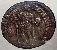 Genuine Ancient Roman Coin 392-395 AD Emperor Theodosius Holding Globe Rare