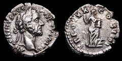 Antoninus Pius Denarius – TR POT XX COS IIII – 17 mm / 2,72 gr.