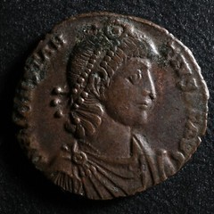 Constantius II Centenionalis 350-355 Soldier Horseman Antioch RIC 135