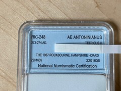 TETRICUS II 273-274 AD. ANTONINIANUS (1967 ROCKBOURNE HOARD)