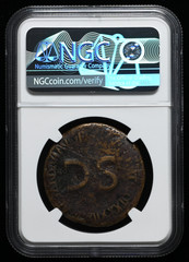 Livia, Wife of Augustus. AD 22-23. Æ Sestertius, under Tiberius, NGC G