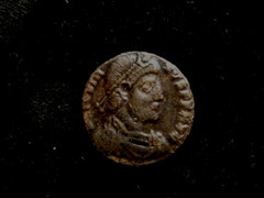 JOVIAN. Emperor 8 months in AD 363-364. NUMMUS. VOT V MULT X. Sirmium.