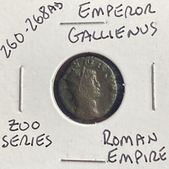 Genuine Ancient Roman Coin 260-268AD Gallienus Zoo Series Antelope Rare