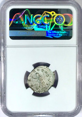 235-238 AD Maximinus I Ancient Roman Silver Denarius Coin NGC Choice XF