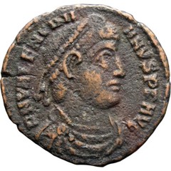 364 – 375 Roman Empire Valentinian I Æ3 Coin Mint Siscia (MO532-)