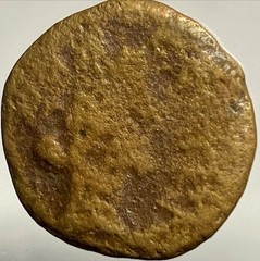 Roman Provincial 27BC-14AD Reign of Augustus Goddess Fortuna Neptune Coin Scarce