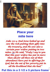 2 Nice Widows Mite Coins Holy Land Artifact Display Card Export Permit COA @L827