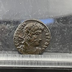 Constantius I Magnus AE 4 Ancient Roman Bronze Coin c. 336 – 337 AD w/ Cudd VG/F