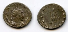 Silver antoninianus of Valerian (253-260 AD), Asian mint (Antioch?), Roman Empir
