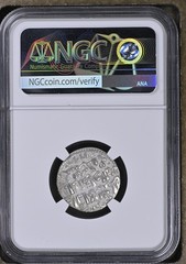 (AH638-641) SELJUQ OF RUM KAYKHUSRAW II-LION & SUN DIRHAM NGC Graded MS 62