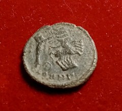 Divus Constantine I. The Great, Died 337 AD. AE Follis, Hand of God Nicomedia