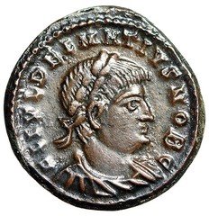 Delmatius Nummus “Soldiers” Cyzicus Scarce Extremely Fine