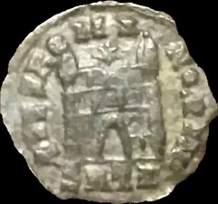 Flavius Victor Usurper. AD 387-388. Æ4. Trier Mint. Campgates. Rare