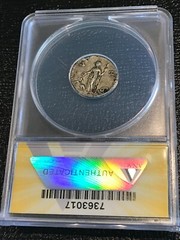 ANACS EF45 (XF45) FAUSTINA JUNIOR ROME MINT ROMAN AR DENARIUS COIN 161-175 AD