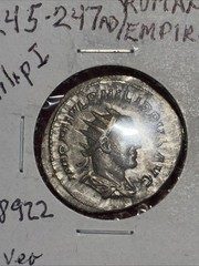 SILVER ANTONINIANUS OF PHILIP I, AD244-249. Annona