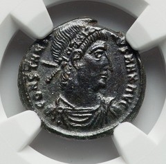 EMPIRE Constantine The Great & Legionary Soldiers NGC AU Roman Ancient Coin 1312