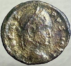 Ancient Roman Coin 320-324AD Crispus as Caesar Wreath Genuine Nice