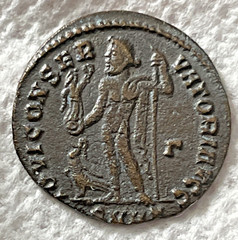 Ancient Roman Empire Coin Licinius I. Heraclea 313 AD. Bronze AE