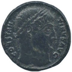 CONSTANTINE I FOLLIS ROMAN COIN – XF CONDITION – AE 18mm 2.2 GRAMS