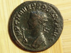Probus, AE antoninianus. AD 277. ANCIENT ROMAN IMPERIAL COIN ,cleaned