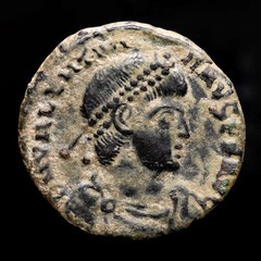 *Lucernae* Valentinian Follis SECVRITAS.REIPVBLICAE – N / SCON Arles 367/75 AD