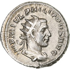 [#1272107] Philip I, Antoninianus, 244-247, Rome, Billon, AU, RIC:45