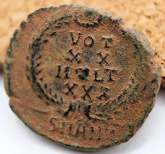 Roman Imperial | Constantius II | AE4 | 347-348 AD | VOT XX MVLT XXX | Antioch