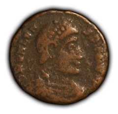 Ancient Rome AE Bronze Reduced Follis Coin – Valens 364-378 AD – SKU-AN047