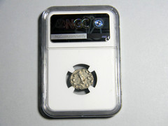 Roman Coin Faustina 138-141 Silver Denarius NGC Choice VF