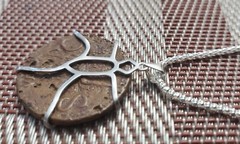 Roman Emperor Caligula Authentic Genuine Ancient Coin Silver Pendant Necklace