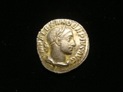 SEVERUS ALEXANDER. 222-235 AD. Silver DENARIUS. MARS ULTOR.