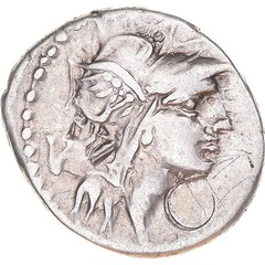 [#1170715] Coin, D. Iunius Silanus, Denarius, 91 BC, Rome, EF(40-45), Silver