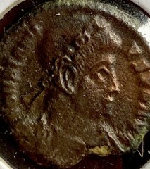 Ancient Roman Coin 342-348 AD Constantius II Authentic 2 Victories Reverse