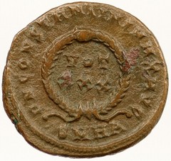 CONSTANTINE I the GREAT Authentic Antique Ancient OLD Roman Coin WREATH i121460