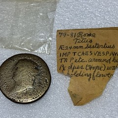 ROMAN EMPIRE. Titus, AD 79-81. Æ Sestertius ROMAN COIN