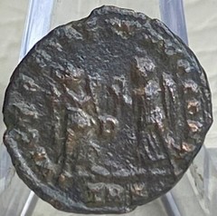 Genuine Ancient Roman Coin 342-348 AD Constantius II 1680 Years Old 2 Victories